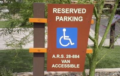 Disability-Accessible Reserved Parking Sign